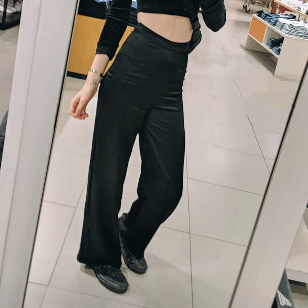 H&M satin trousers EUC